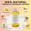 Lymphatic Massage Oil for Massage Therapy | 100% Natural Lymphatic Drainage Oil | Premium Quality with Arnica, Lemon & Ginger | for Post Surgery Recovery & Detox | 8oz by Brookethorne Naturals view 2