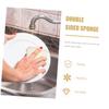 10pcs Heavy Duty Dishwashing Sponge Double-Sided Scrub Sponge for Kitchen Cleaning Non-Scratch Dish for Pots Pans and Dishes and Reusable Cleaning Supplies view 4