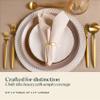 50-Pack Disposable Linen-Feel Burgundy Napkins, 12" x 17" Cloth-Like Paper Dinner Napkins For Wedding, Bathroom, Party Or Event view 3