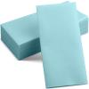 50-Pack Disposable Linen-Feel Pale Blue Napkins, 12" x 17" Cloth-Like Paper Dinner Napkins For Wedding, Bathroom, Party Or Event view 1