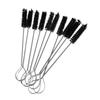 SnowTree - 25 Pack Fan Tip Nylon Bristle Cleaning Brush for Glass Pieces - Anti Scratch Fan Tip to Protect Glass Surfaces and Tubes view 1