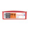 AmeriCan Goods Sharps Crate Container Safe Disposal of Waste and Needles Professional Compact Biohazard Needle and Syringe Disposal Durable Box (1pk) view 2