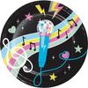 Trendware Birthday Beats Disco Party Dinner Plates, 24 ct view 1