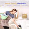 Ambica Travel Laundry Detergent Sheets, Plant-Based Laundry Soap for Fresh Clothes, Hypoallergenic & Free from Harsh Chemicals, Perfect for Sink or Washer Cleaning Solutions. 30 Sheets up to 60 Loads view 2