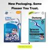 OrVance Braces Flosser - Designed for Braces for an Easy & Effective Clean, Ultra Strong Floss - 40 Count (Pack of 1) - (Packaging May Vary) view 2