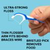 OrVance Braces Flosser - Designed for Braces for an Easy & Effective Clean, Ultra Strong Floss - 40 Count (Pack of 1) - (Packaging May Vary) view 3
