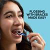 OrVance Braces Flosser - Designed for Braces for an Easy & Effective Clean, Ultra Strong Floss - 40 Count (Pack of 1) - (Packaging May Vary) view 4