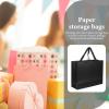 Healvian 12pcs Kraft Paper Bags Ribbon Handles Elegant Party Favor Bags for Weddings Retail and Events view 4