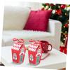 PartyKindom 20pcs Christmas Candy Packing Boxes Festive Wrapping Containers for Cookies and Goodies Design No Ribbon Included view 4