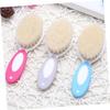 VICASKY 2pcs Pink Hair Care Set Newborn Hair Brush Comb Ergonomic Design for Gentle Scalp Care for Boy Girl Soft Rounded Bristles for Delicate Skin view 2