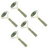 Beatifufu 5pcs Natural Jade Eye and Face Roller Skin Care Tool for Eye Puffiness and Aging Portable Beauty Roller view 1