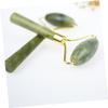 Beatifufu 5pcs Natural Jade Eye and Face Roller Skin Care Tool for Eye Puffiness and Aging Portable Beauty Roller view 2