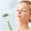 Beatifufu 5pcs Natural Jade Eye and Face Roller Skin Care Tool for Eye Puffiness and Aging Portable Beauty Roller view 3