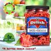 Dried Candied Hibiscus Flowers Edible by Its Delish, 16 OZ Jumbo Container | Sweetened Dried Hibiscus Flower for Tea Cocktail Drinks Garnish Dehydrated Fruit | Edible Roses | Vegan & Kosher view 3