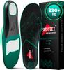 220+ lbs Plantar Fasciitis High Arch Support Insoles Men Women - Flat Feet Orthotic Inserts Standing All Day - Work Boot Shoe Insoles - Shoe Sole Flat Foot Heavy Men view 1
