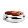 Basketball Backgroundround Pill Box, 3 Compartments Round Pill Box Organizer for Purse Or Pocket, Portable Travel Pill Box view 3