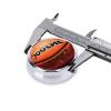 Basketball Backgroundround Pill Box, 3 Compartments Round Pill Box Organizer for Purse Or Pocket, Portable Travel Pill Box view 4