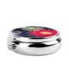 Splendid Fireworksround Pill Box, 3 Compartments Round Pill Box Organizer for Purse Or Pocket, Portable Travel Pill Box view 3