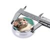 A Curious Catround Pill Box, 3 Compartments Round Pill Box Organizer for Purse Or Pocket, Portable Travel Pill Box view 4