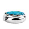 Deep Sea Whalesround Pill Box, 3 Compartments Round Pill Box Organizer for Purse Or Pocket, Portable Travel Pill Box view 3