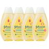 Johnson's Top-to-Toe Baby Wash and Shampoo, 4 Pack 3.38 oz. Travel Size Bottles, Natural Coconut Oil Gentle Hair and Body Baby Bath with Tear-Free Formula, Free of Parabens, Sulfates and Dyes view 1