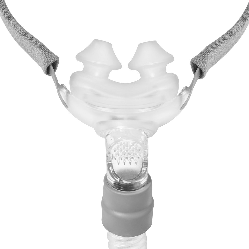 3B Medical Rio II Nasal Pillows Mask w/o Headgear (Small), Clear