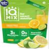 IQMIX Hydration Electrolyte Powder  4-in-1 Formula for Hydration, Mental Clarity, Mood and Recovery  Sugar-Free Drink Mix, Keto, Magnesium L-Threonate, Lions Mane  40 Count Lemon Lime view 1