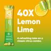IQMIX Hydration Electrolyte Powder  4-in-1 Formula for Hydration, Mental Clarity, Mood and Recovery  Sugar-Free Drink Mix, Keto, Magnesium L-Threonate, Lions Mane  40 Count Lemon Lime view 2