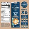 SOWN Organic Oat Creamer Brown Sugar - Barista Oat Milk Non Dairy Coffee Creamer - Plant Based, Dairy-Free, Vegan, Gluten-Free, Non-GMO, Shelf Stable - 32oz (Pack of 6) view 2