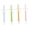 Housoutil 4pcs Silicone Toothbrushes with Base Boy Girl Training Toothbrush for Months Soft Bristle Design for Comfortable Cleaning Safe and Oral Care view 1