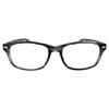 Incredible Bargains The Santorini Classic Retro Square Reading Glasses + 1.75 Silver Blue Stripe view 1