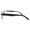 Incredible Bargains The Santorini Classic Retro Square Reading Glasses + 1.75 Silver Blue Stripe view 3