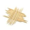 1000 Pack Bamboo Wooden Toothpicks, Natural Tooth Picks for Appetizers, Olive, Barbecue, Fruit, Party Cocktails  Disposable Large Round Teeth Cleaning Toothpicks  Sturdy Safe Double Sided Reusable view 1