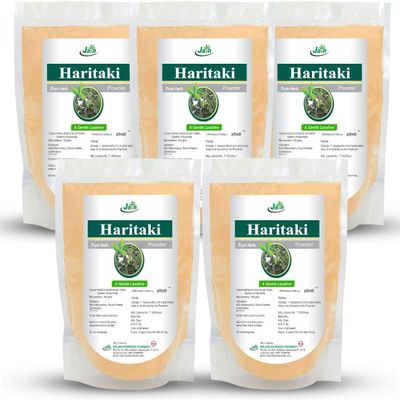 ZOZO Pure Haritaki Harade Terminalia Chebula Powder - 100 g (Pack of 5)