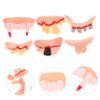 Abaodam 12pcs Halloween Funny Decorative Teeth Lifelike Vampire Zombie and Prank Props for Parties Safe Material Easy to Clean for Scary Costumes and Halloween Festivities view 3