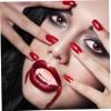 Abaodam 12pcs Halloween Funny Decorative Teeth Lifelike Vampire Zombie and Prank Props for Parties Safe Material Easy to Clean for Scary Costumes and Halloween Festivities view 4
