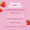 360 Nutrition Blends with Benefits Reds & Superfoods for Natural Antioxidants and Polyphenols, with Fruits & Veggies, Probiotics Digestion, Daily Energy - Berries & Cream - 30 Servings view 4