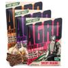AGRO POWER Vegan Jerky Variety Pack, Savory Original, Texas BBQ, Grilled Teriyaki Plant-Based Jerky, Non-GMO, High Protein, 40% Less Sodium, Zero Cholesterol, Meatless Vegetarian Healthy Snack, 3 Pack view 1