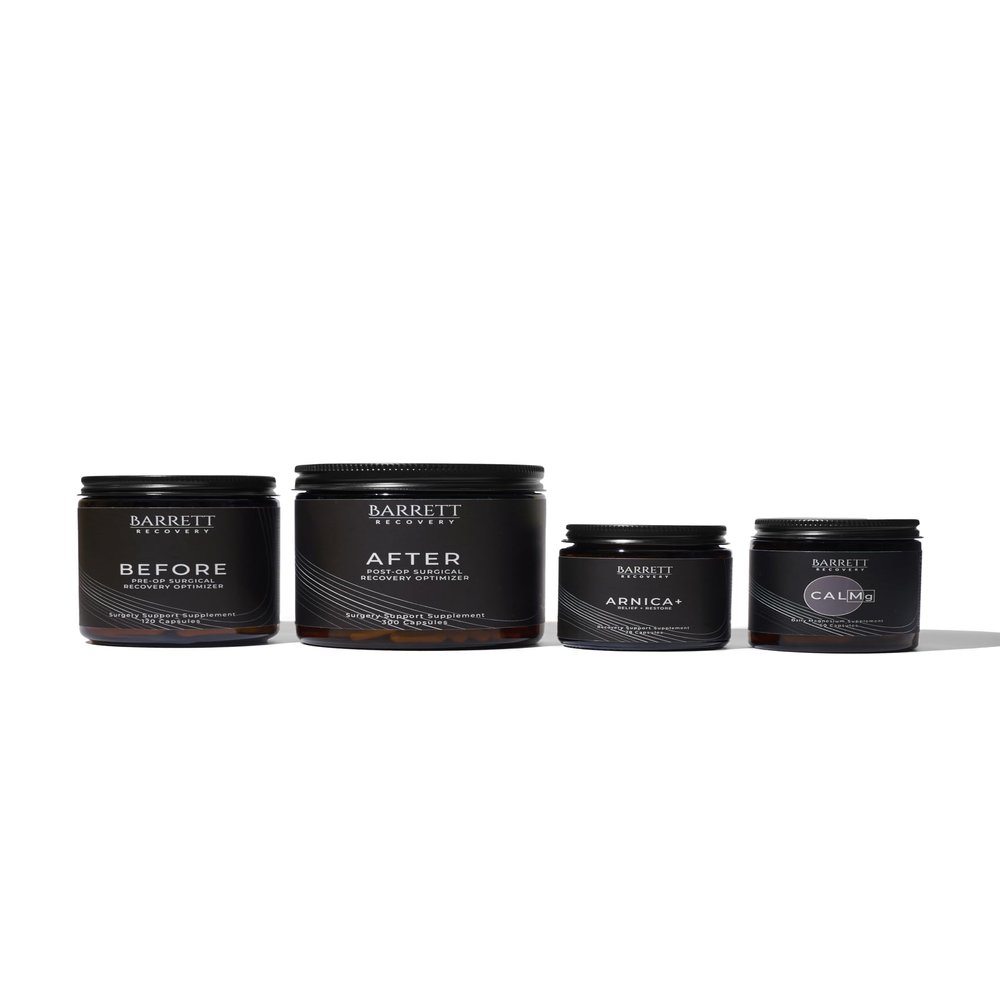 Barrett Recovery Ultimate Post Surgery Supplement Program - Before, After, Calmg, Arnica+