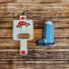 Bow Wow Pet Wear Mushroom Inhaler Holder Key Chain view 2