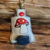 Bow Wow Pet Wear Mushroom Inhaler Holder Key Chain view 3