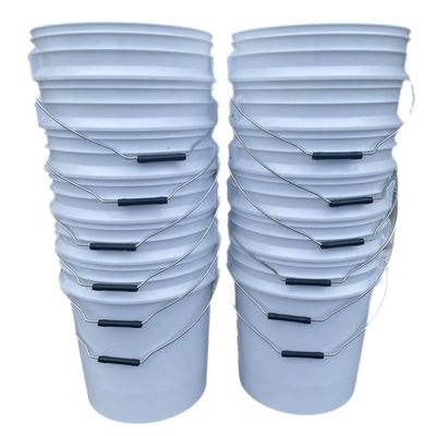 Lee Fisher Sports 12-Pack White 5 Gallon Bucket (No Lid)