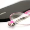 Always With You ThinOptics Reading Glasses - Ultra Thin and Lightweight Readers with Case - Special Edition Colors - Round Pink 1.5x view 3