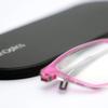 Always With You ThinOptics Reading Glasses - Ultra Thin and Lightweight Readers with Case - Special Edition Colors - Rectangle Pink 2.5x view 3