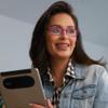 Always With You ThinOptics Reading Glasses - Ultra Thin and Lightweight Readers with Case - Special Edition Colors - Rectangle Pink 2.5x view 4