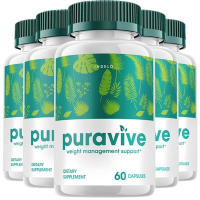 (5 Pack) Puravive Advanced Formula, Puravive Capsules, Puravive Exotic Rice All Natural Pills Supplement Puravive Total Support Supplement (300 Capsules)