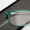 Always With You ThinOptics Reading Glasses - Ultra Thin and Lightweight Readers with Case - Special Edition Colors - Rectangle Teal 1.5x view 2