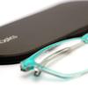 Always With You ThinOptics Reading Glasses - Ultra Thin and Lightweight Readers with Case - Special Edition Colors - Rectangle Teal 2.0x view 3