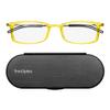 Always With You ThinOptics Reading Glasses - Ultra Thin and Lightweight Readers with Case - Special Edition Colors - Rectangle Yellow 2.0x view 1