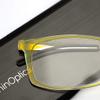 Always With You ThinOptics Reading Glasses - Ultra Thin and Lightweight Readers with Case - Special Edition Colors - Rectangle Yellow 2.0x view 2